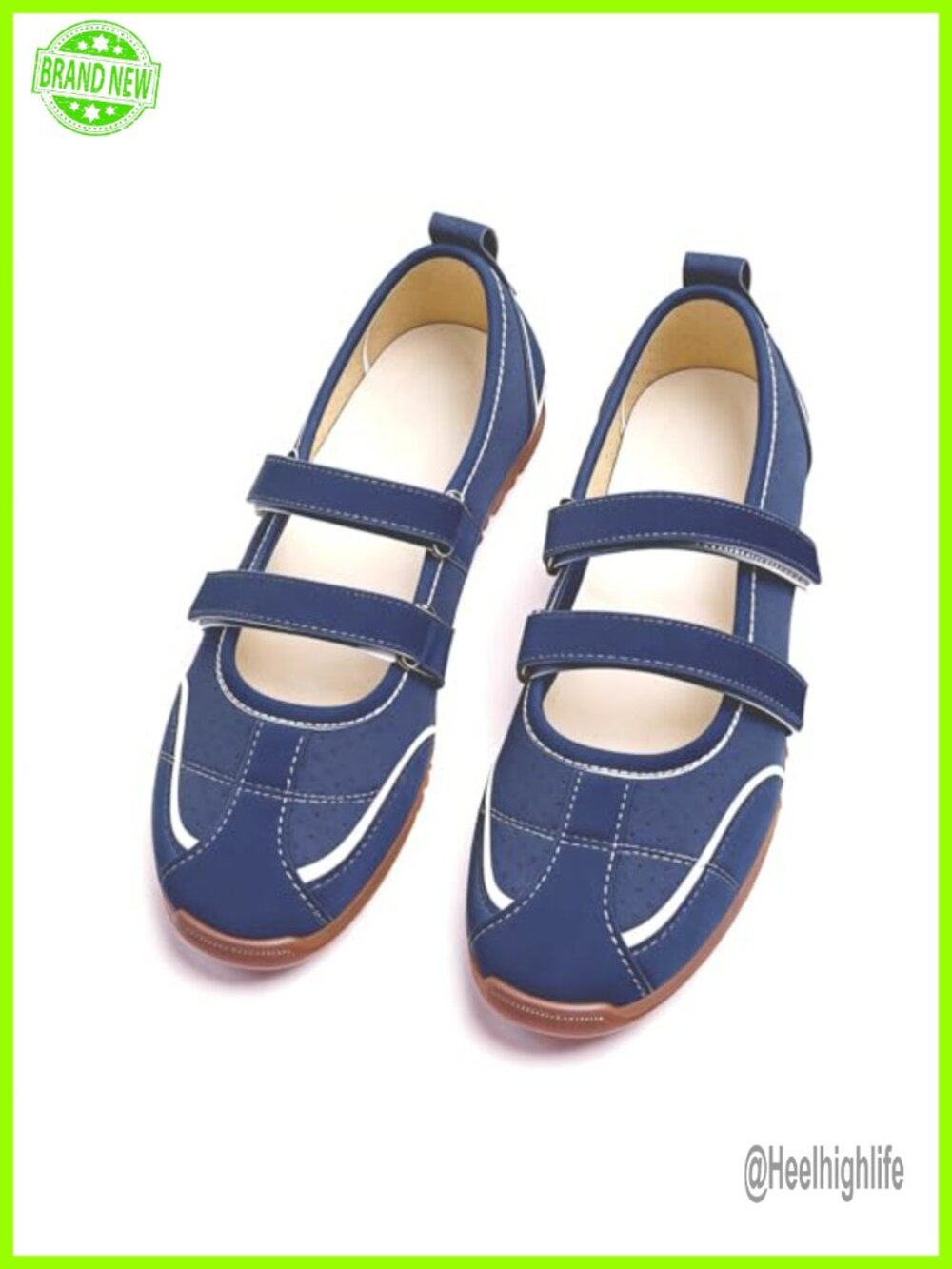 Women's Mary Jane Ballet Sneakers Memory Foam Non-Slip Retro Casual Shoes
